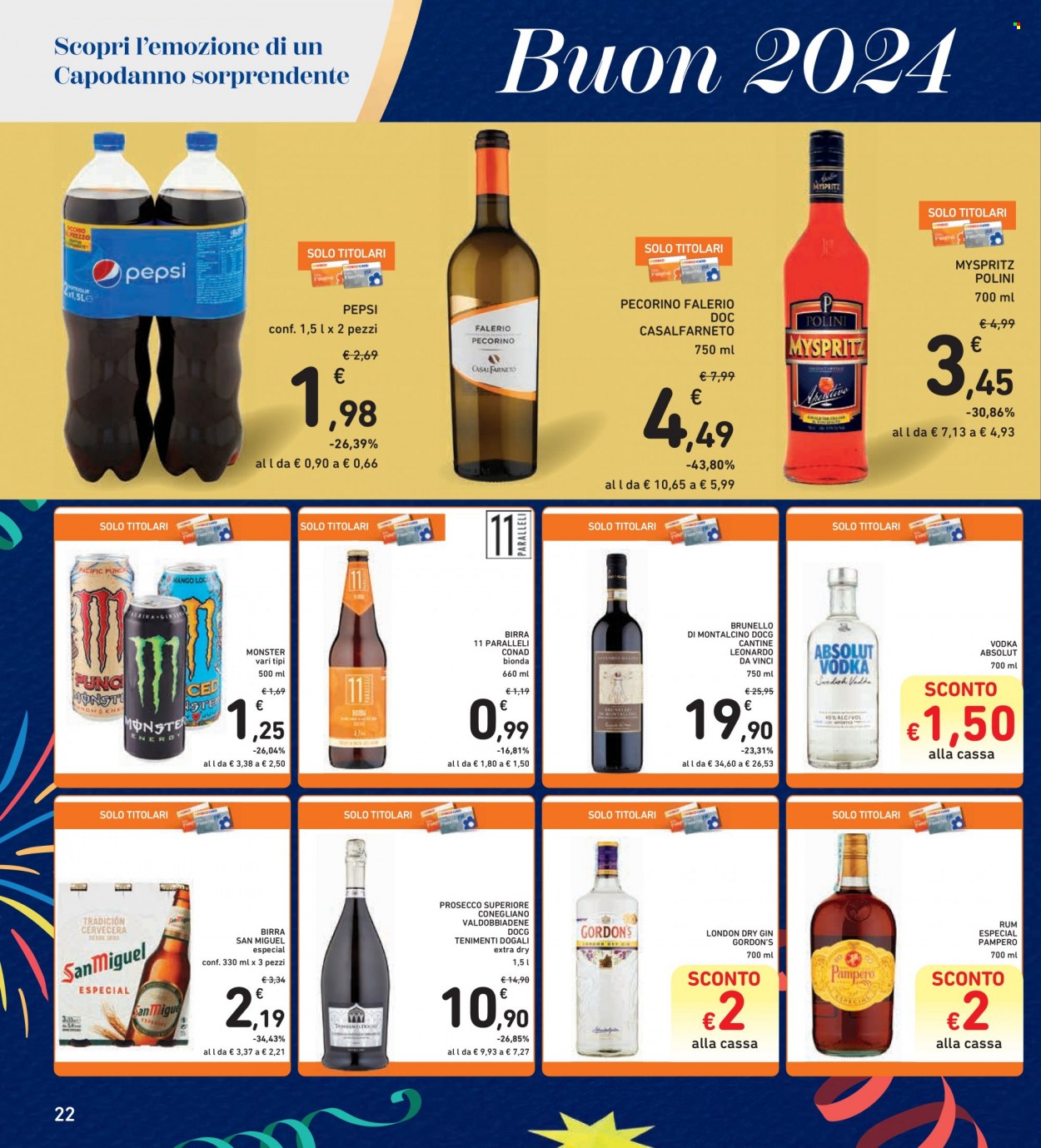 Volantino Spazio Conad - 27/12/2023 - 4/1/2024. Pagina 22