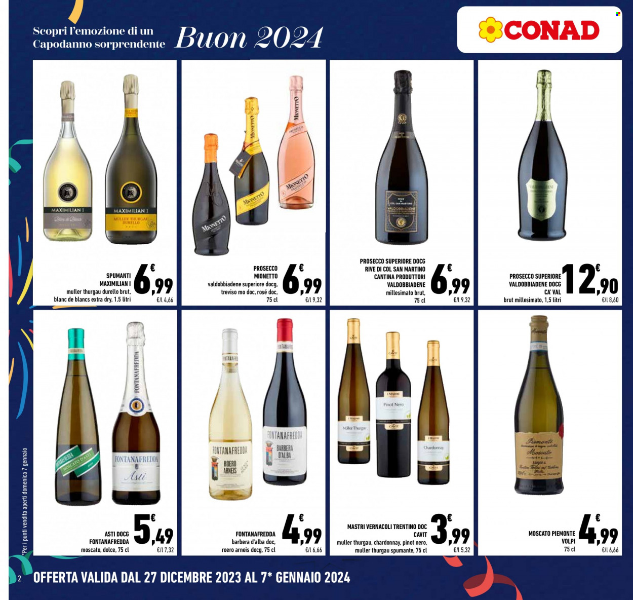 Volantino Conad - 27/12/2023 - 7/1/2024. Pagina 2