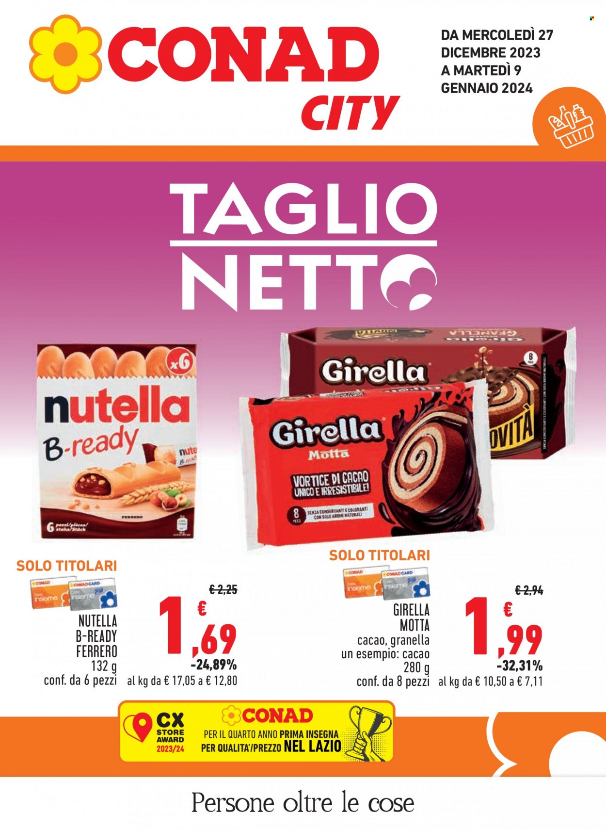 Volantino Conad City - 27/12/2023 - 9/1/2024. Pagina 1