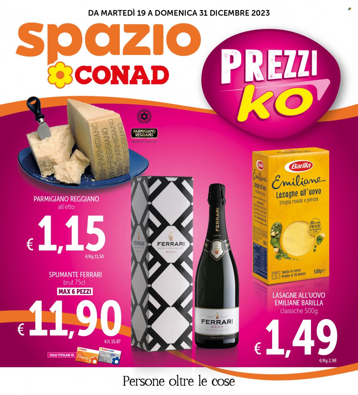Volantino Spazio Conad - 19/12/2023 - 31/12/2023. Pagina 1