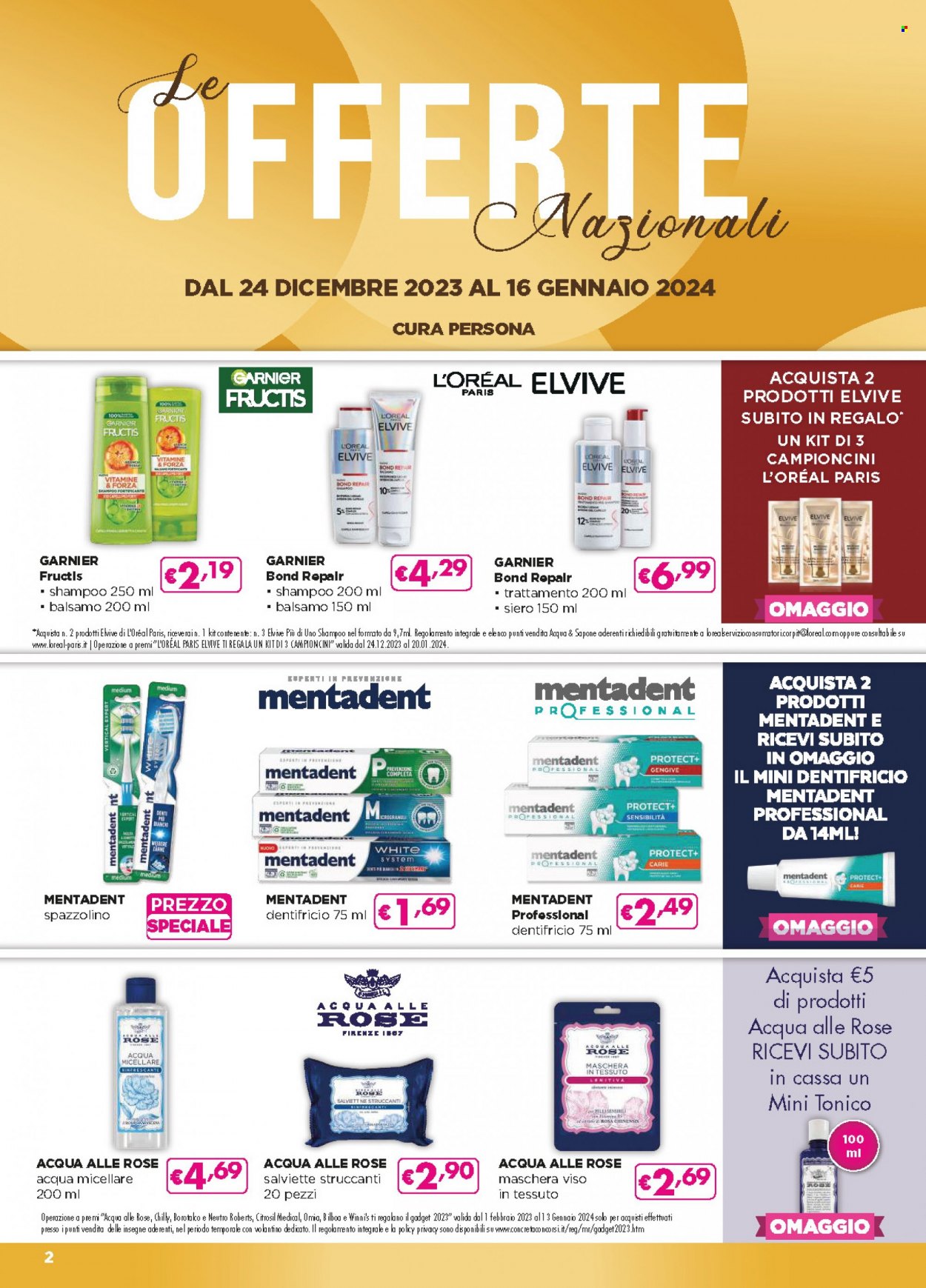 Volantino Acqua & Sapone - 29/12/2023 - 16/1/2024. Pagina 2