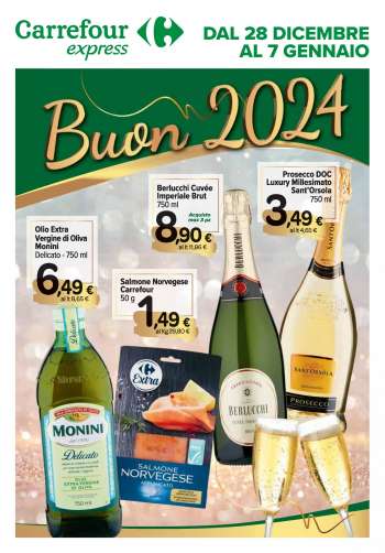 Volantino Carrefour - 28/12/2023 - 7/1/2024.