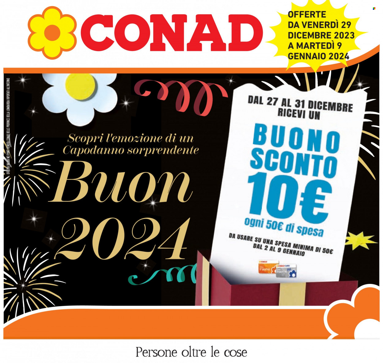 Volantino Conad - 29/12/2023 - 9/1/2024. Pagina 1