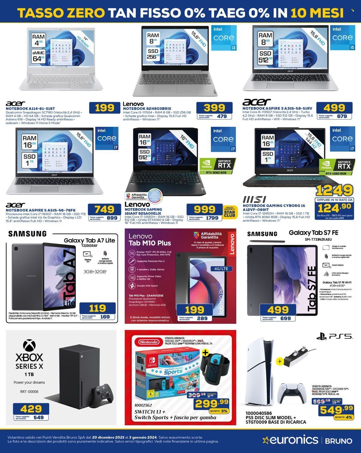 Volantino Euronics - 20/12/2023 - 3/1/2024. Pagina 10