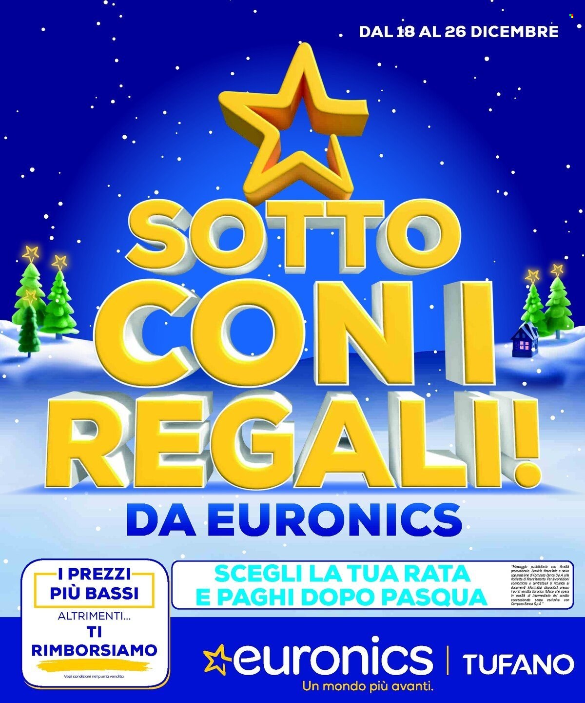 Volantino Euronics - 18/12/2023 - 26/12/2023. Pagina 1