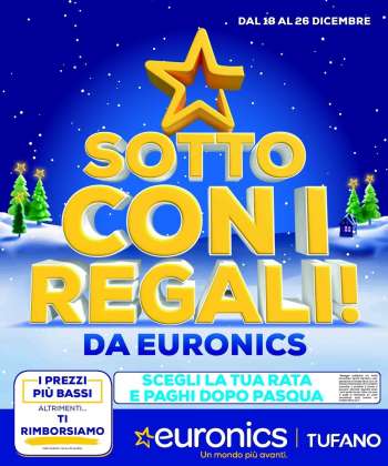 Volantino Euronics - 18/12/2023 - 26/12/2023.