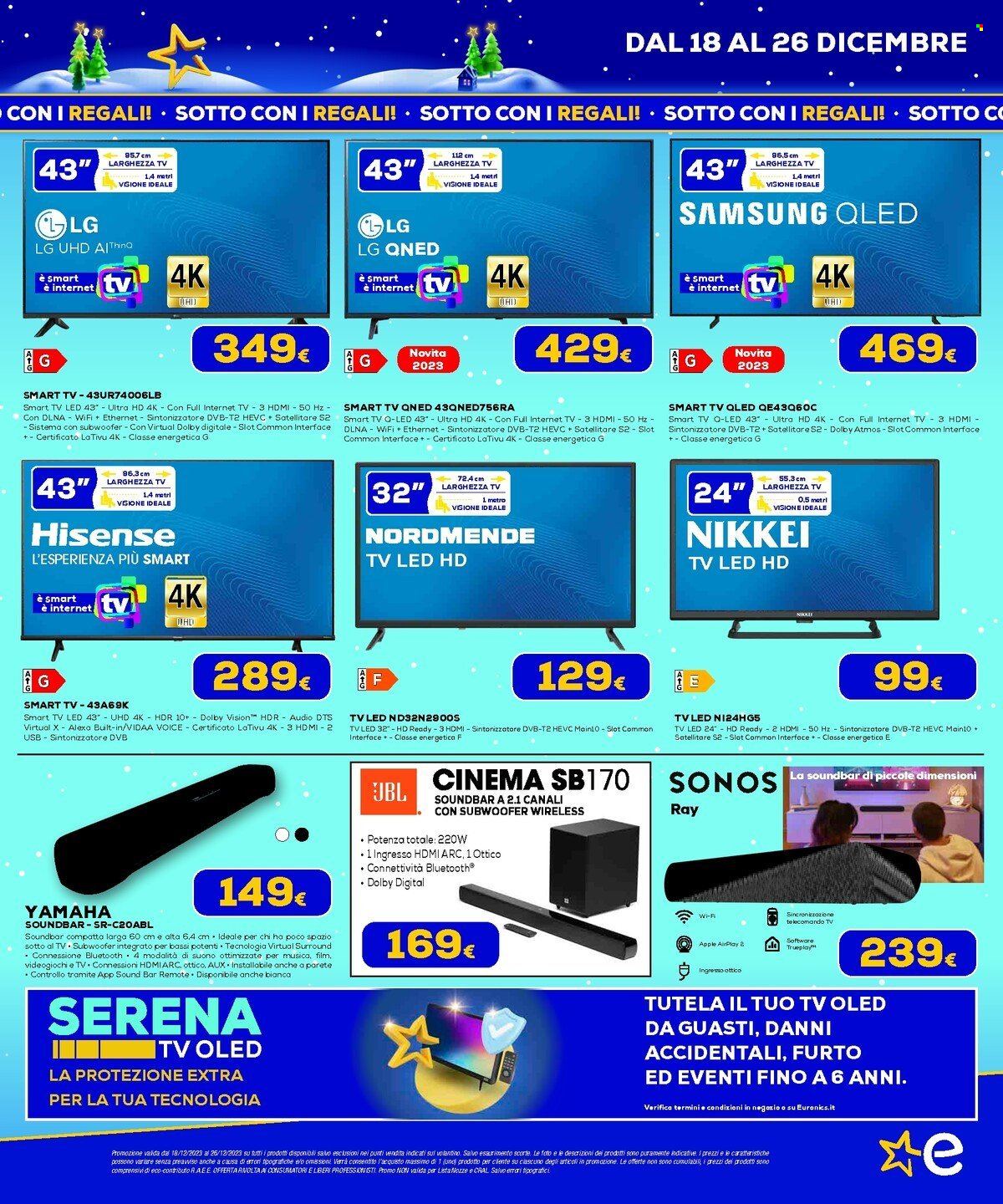 Volantino Euronics - 18/12/2023 - 26/12/2023. Pagina 3
