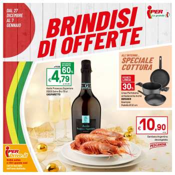 Volantino Iper, La grande i - 27/12/2023 - 7/1/2024.
