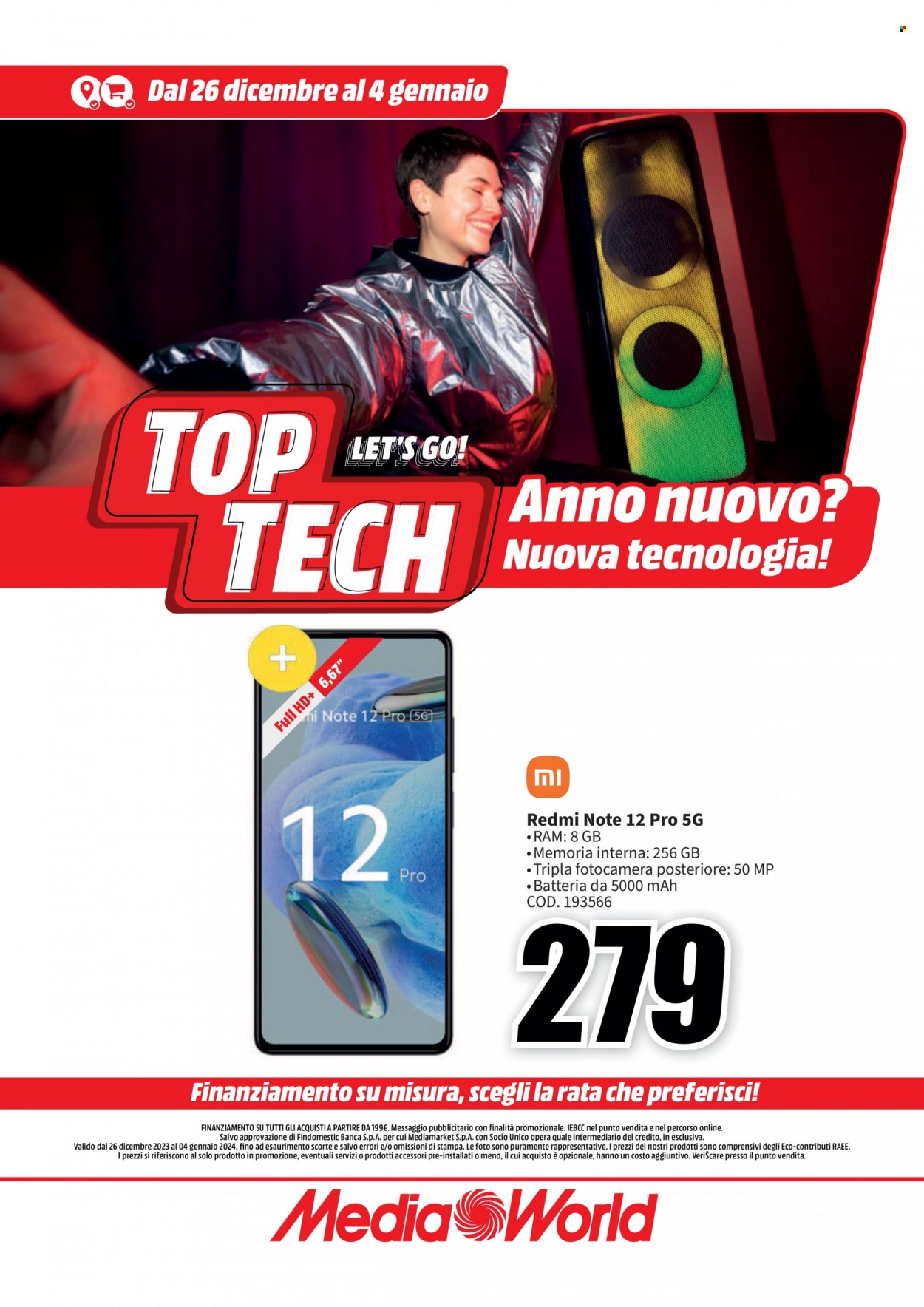 Volantino MediaWorld - 26/12/2023 - 4/1/2024. Pagina 19