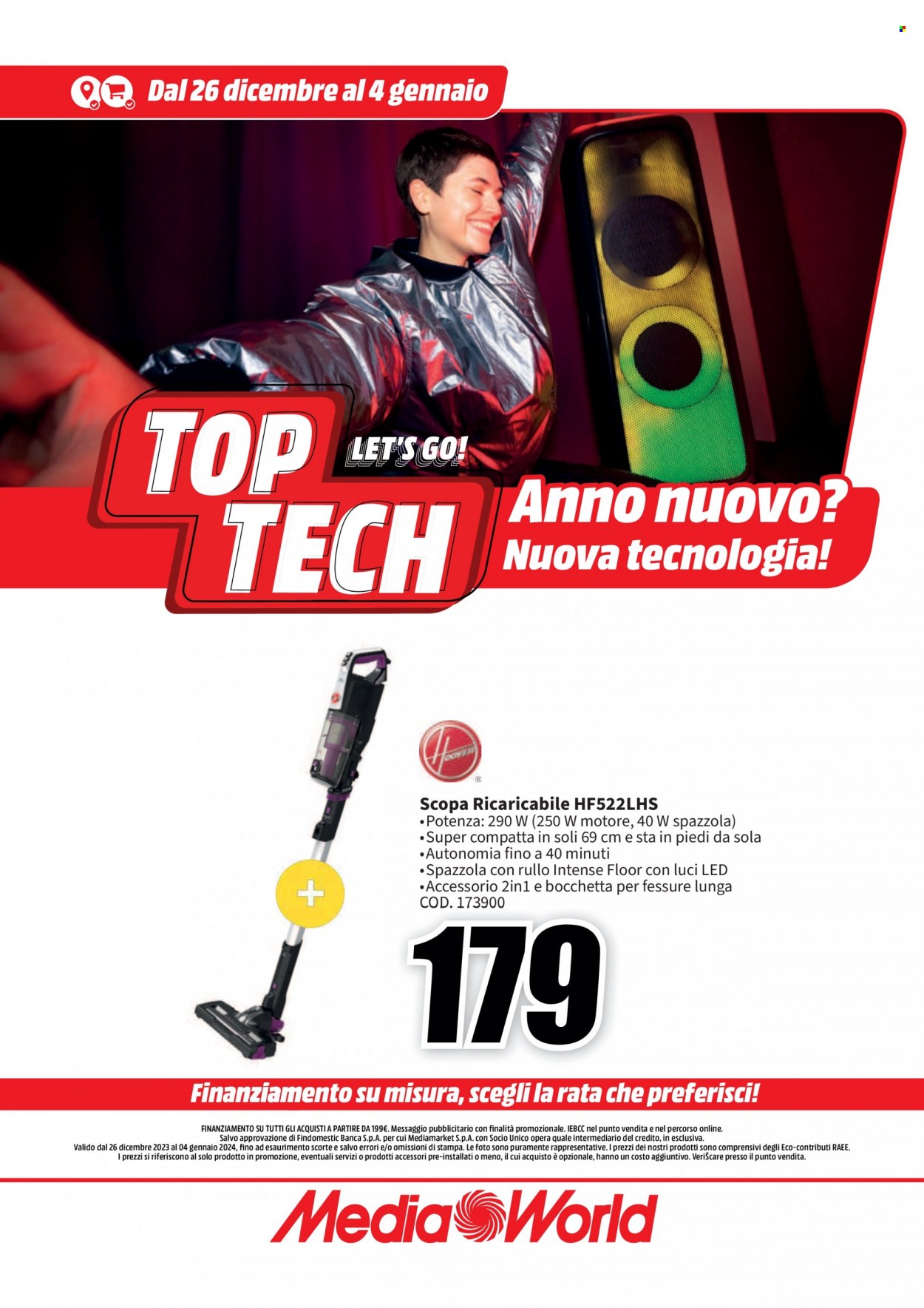 Volantino MediaWorld - 26/12/2023 - 4/1/2024. Pagina 21