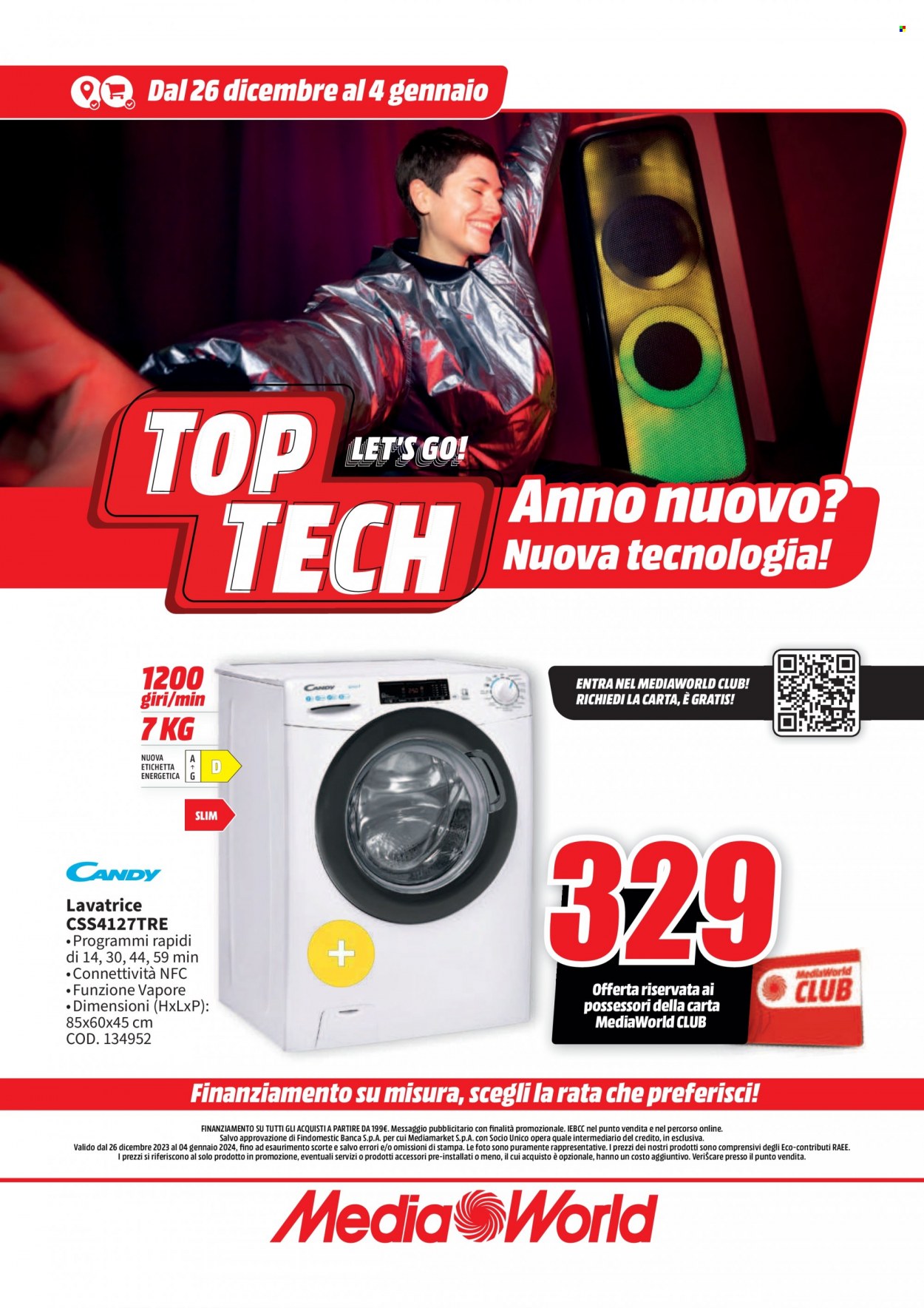 Volantino MediaWorld - 26/12/2023 - 4/1/2024. Pagina 26