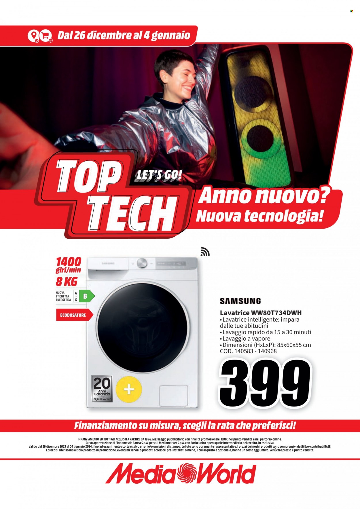 Volantino MediaWorld - 26/12/2023 - 4/1/2024. Pagina 28