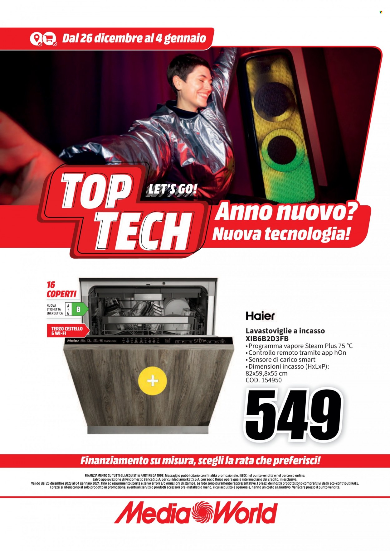 Volantino MediaWorld - 26/12/2023 - 4/1/2024. Pagina 36