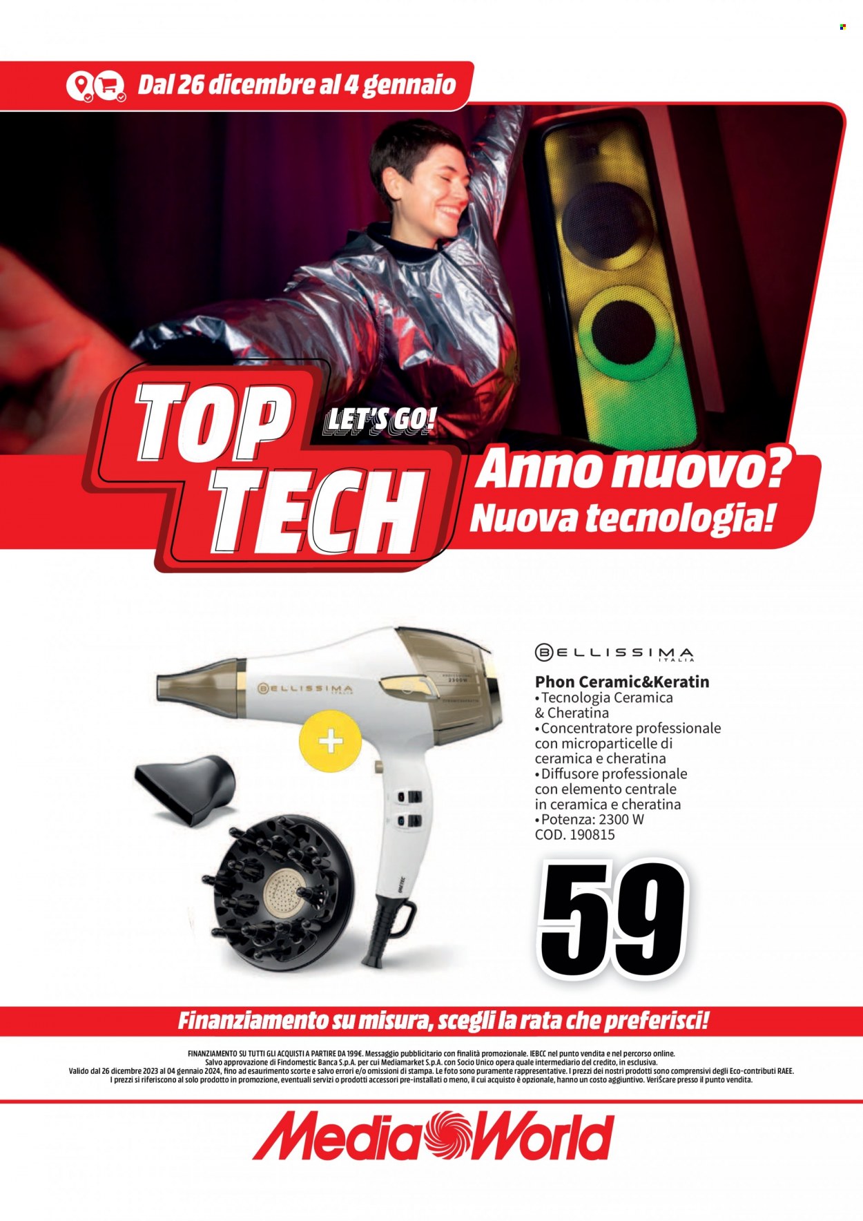 Volantino MediaWorld - 26/12/2023 - 4/1/2024. Pagina 45