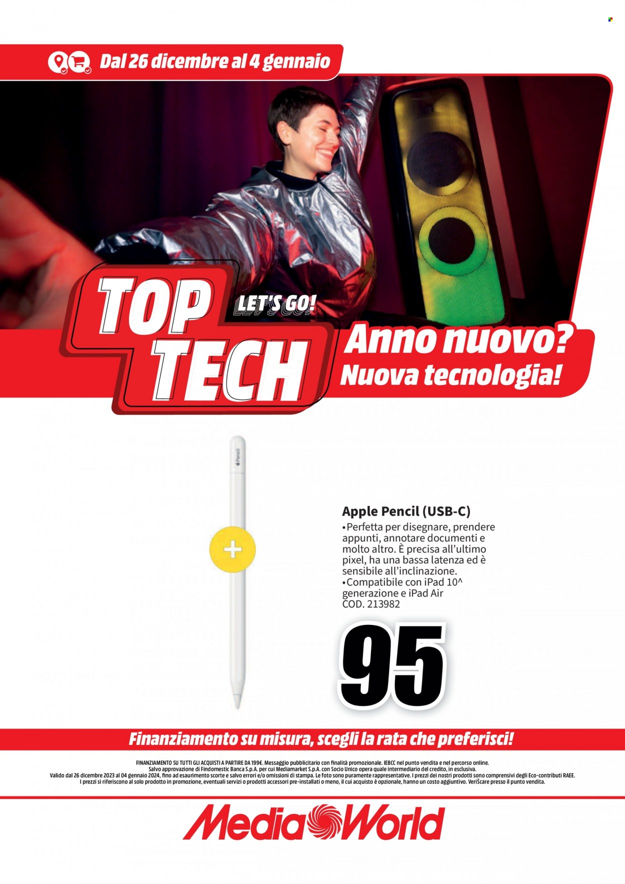 Volantino MediaWorld - 26/12/2023 - 4/1/2024. Pagina 51