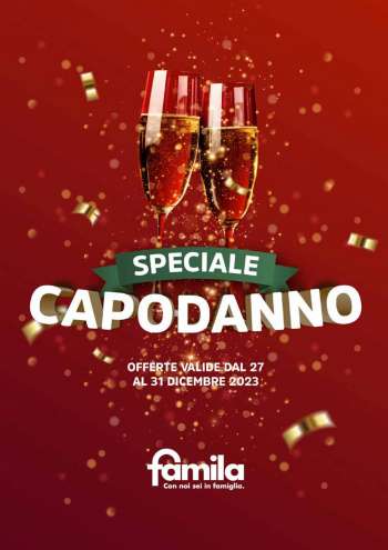 Volantino Famila - 27/12/2023 - 31/12/2023.
