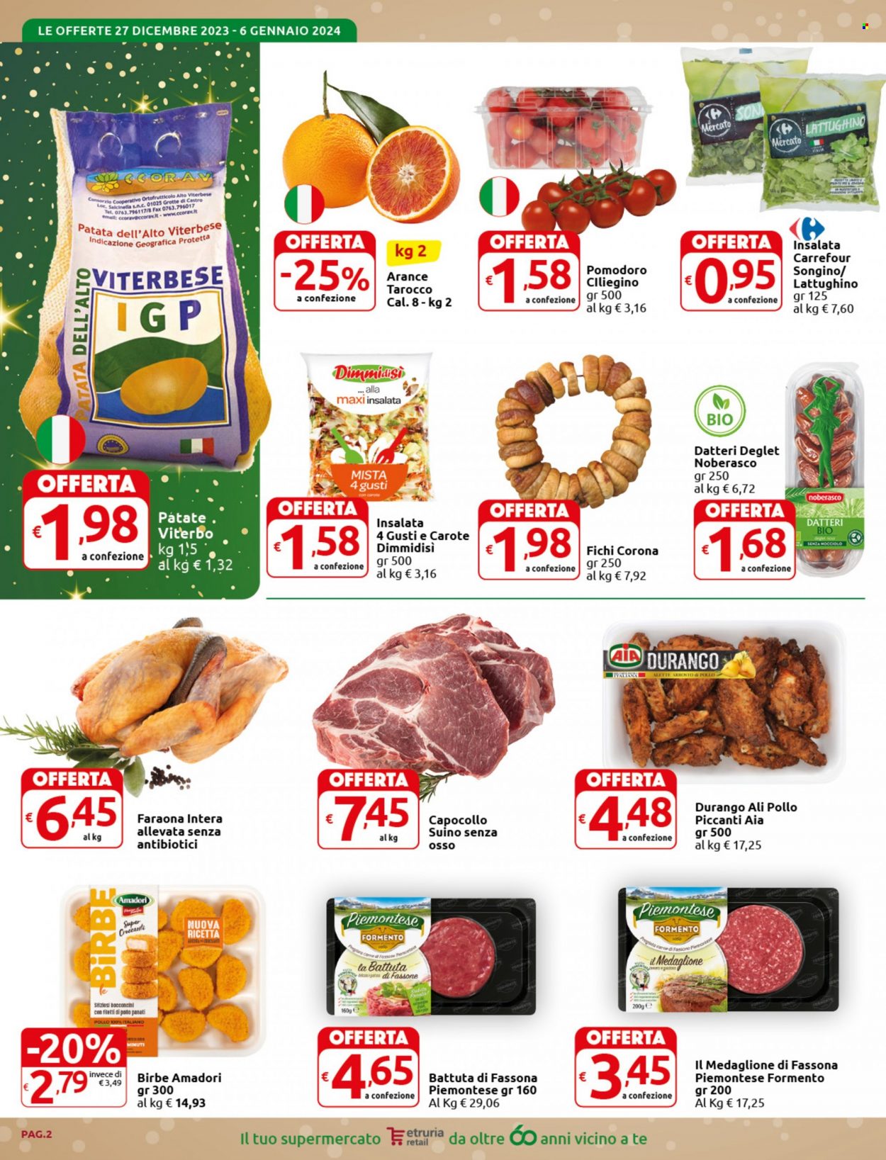 Volantino Carrefour - 27/12/2023 - 6/1/2024. Pagina 2