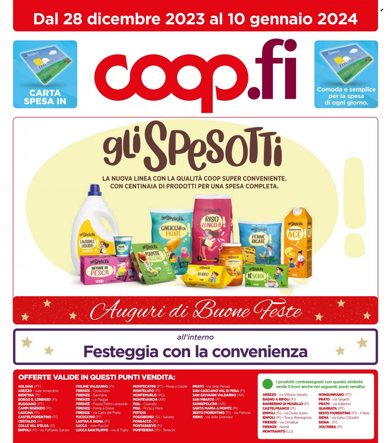 Leták Coop - 28.12.2023 - 10.1.2024. Strana 1