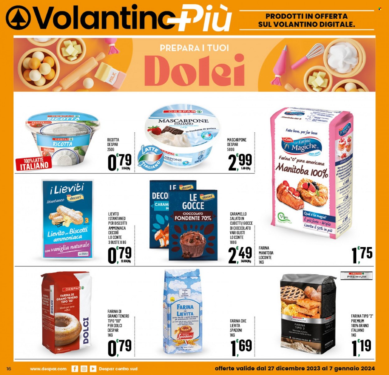 Volantino Despar - 27/12/2023 - 7/1/2024. Pagina 16