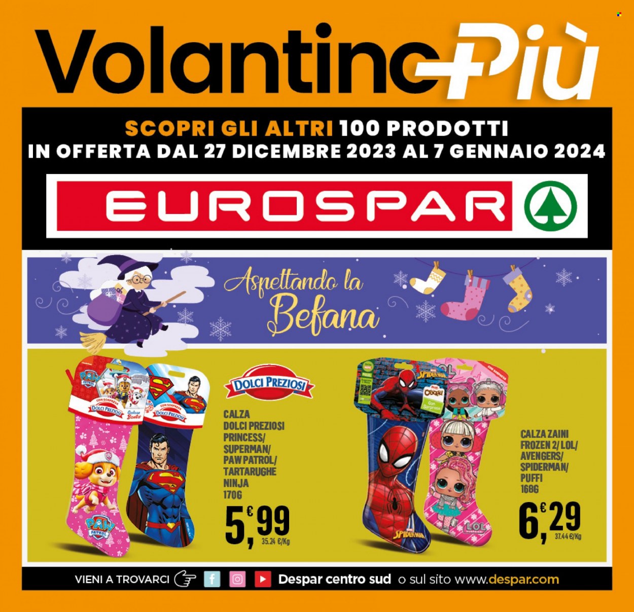 Volantino Eurospar - 27/12/2023 - 7/1/2024. Pagina 13