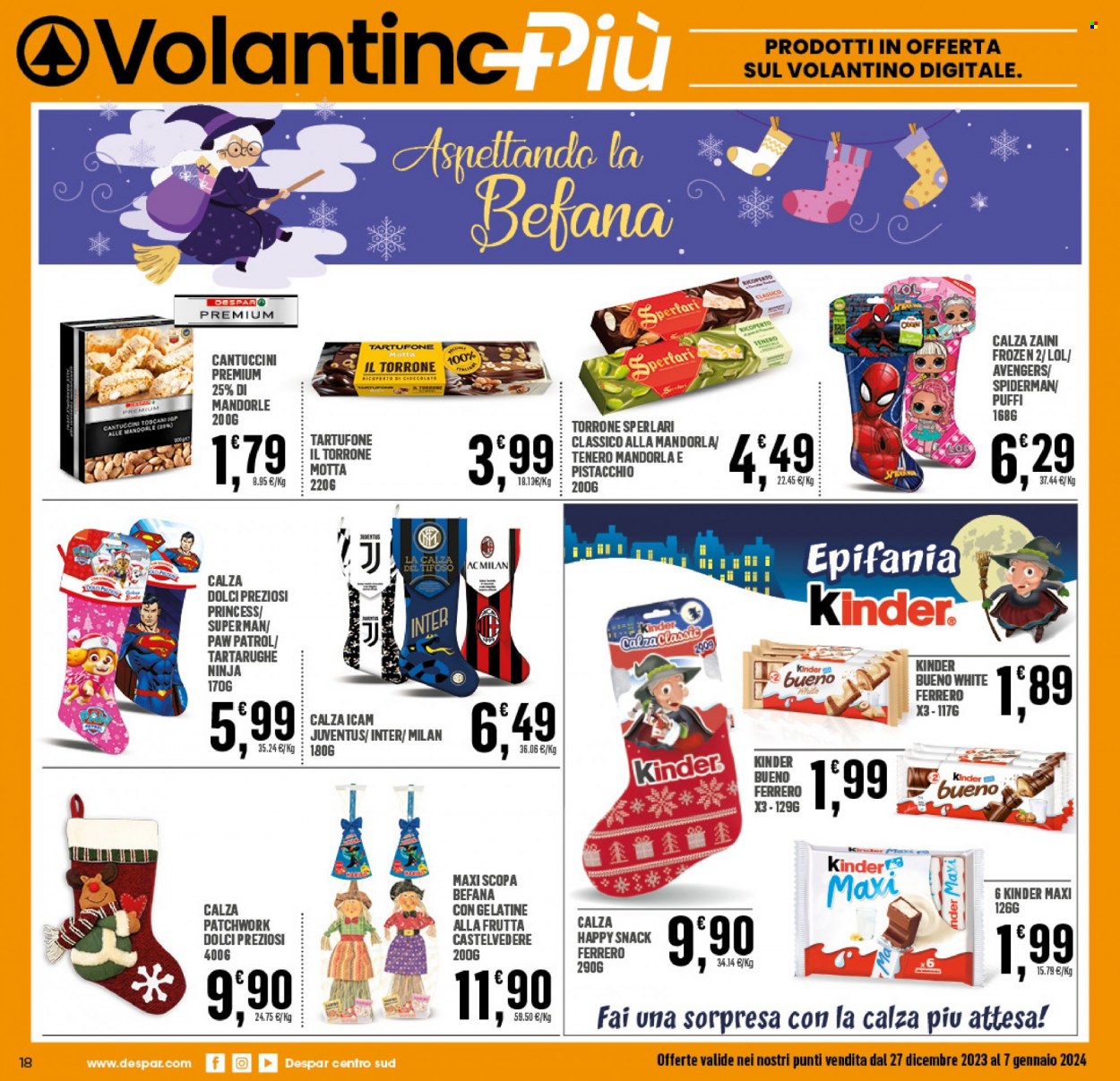 Volantino Eurospar - 27/12/2023 - 7/1/2024. Pagina 18