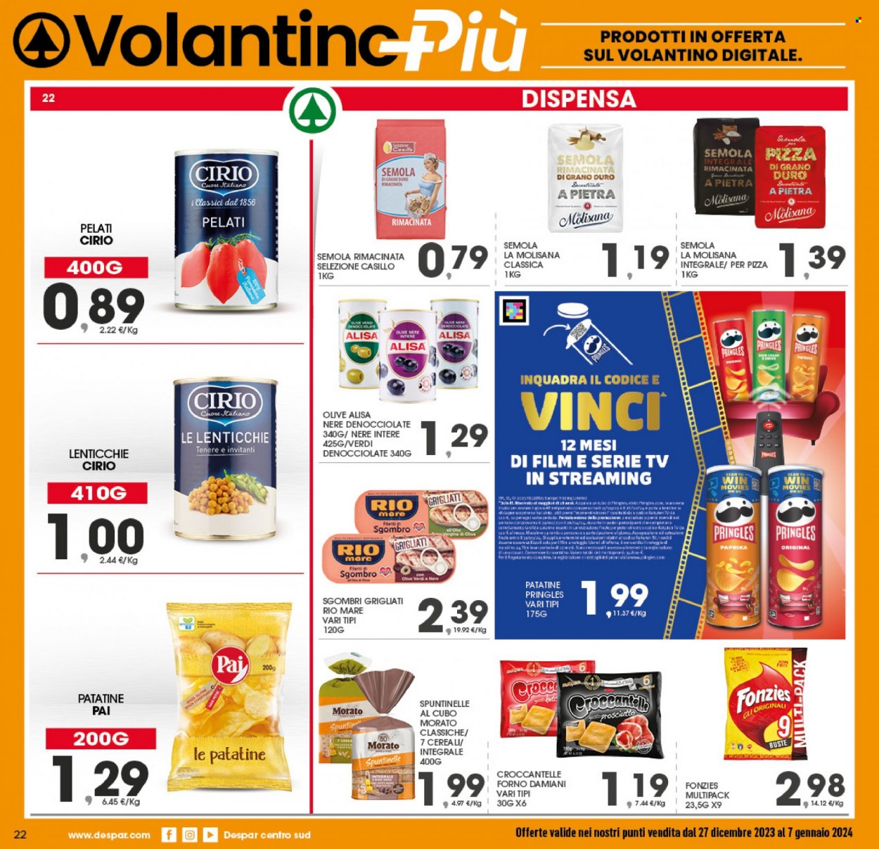 Volantino Eurospar - 27/12/2023 - 7/1/2024. Pagina 22