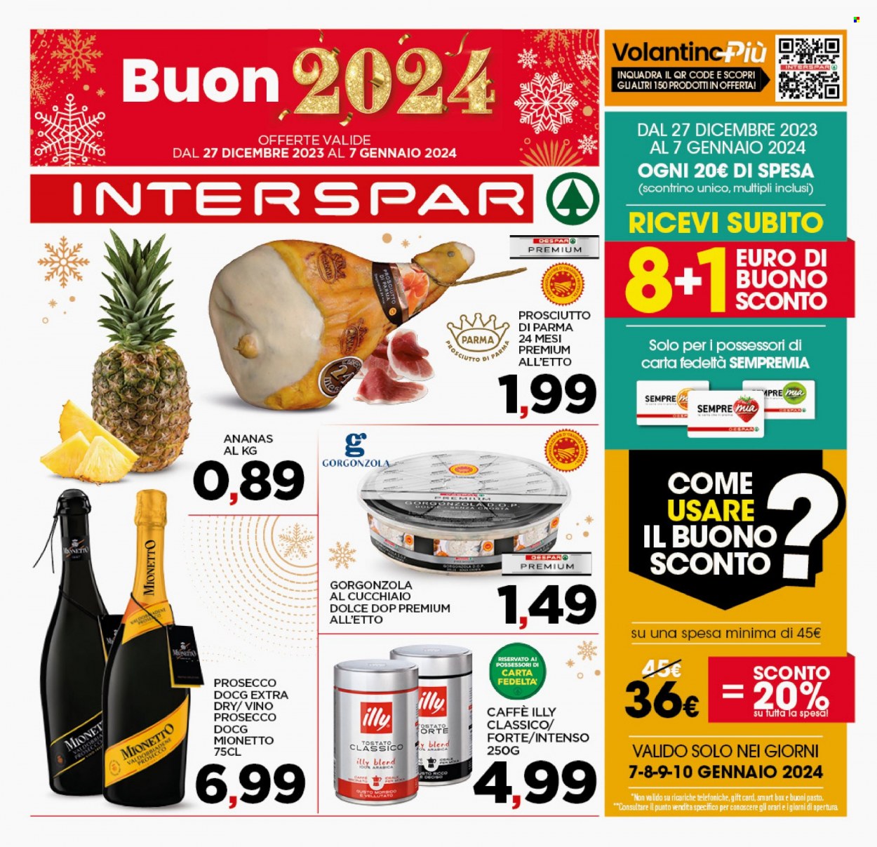 Volantino Interspar - 27/12/2023 - 7/1/2024. Pagina 1