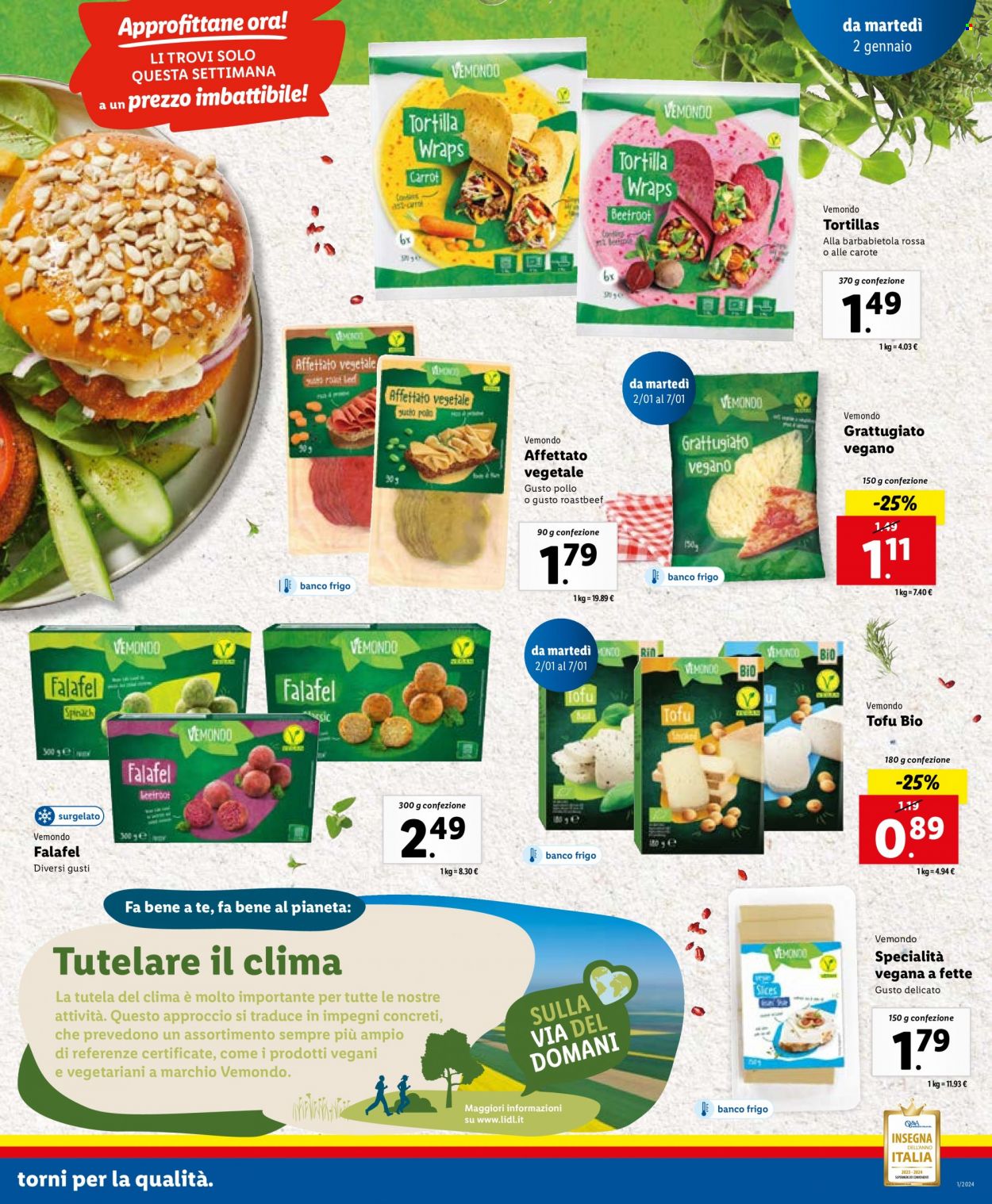 Volantino Lidl - 2/1/2024 - 7/1/2024. Pagina 9