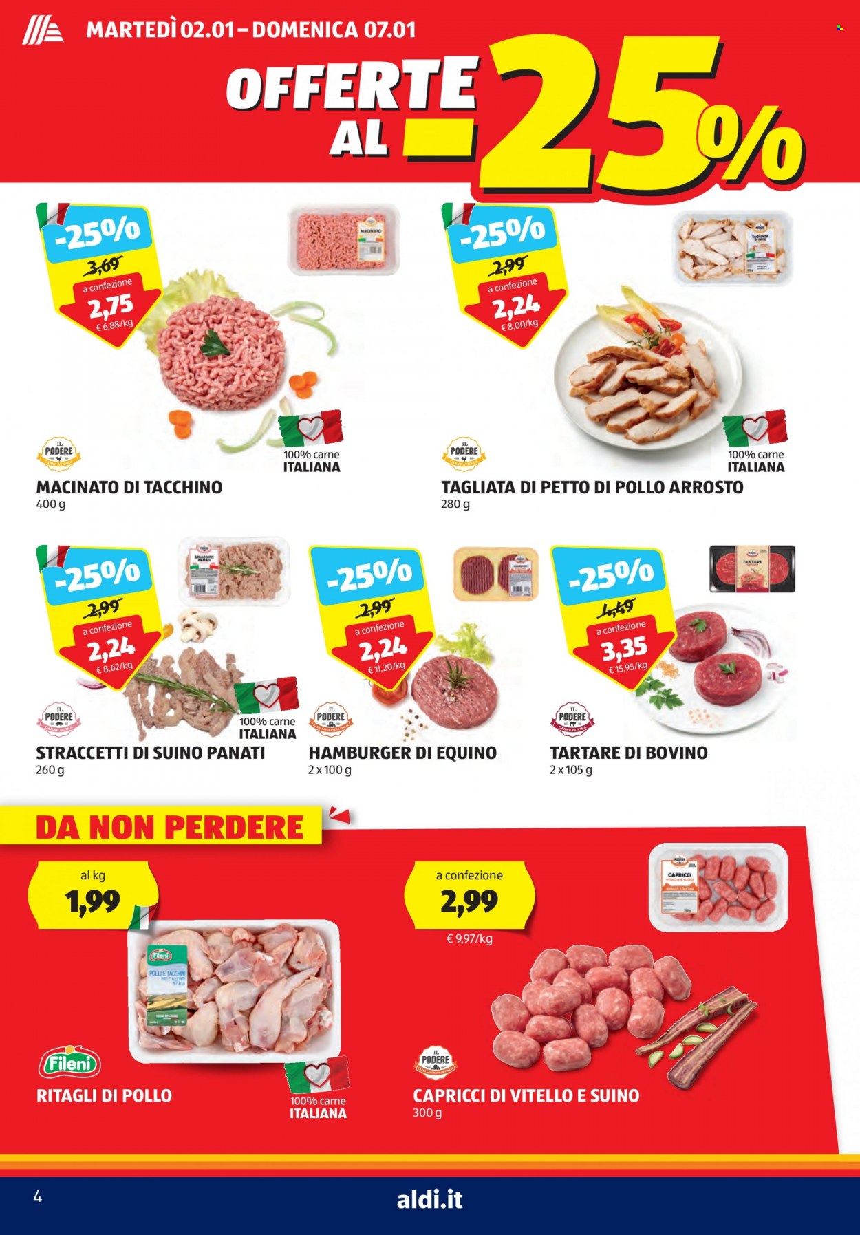 Volantino Aldi - 2/1/2024 - 7/1/2024. Pagina 4