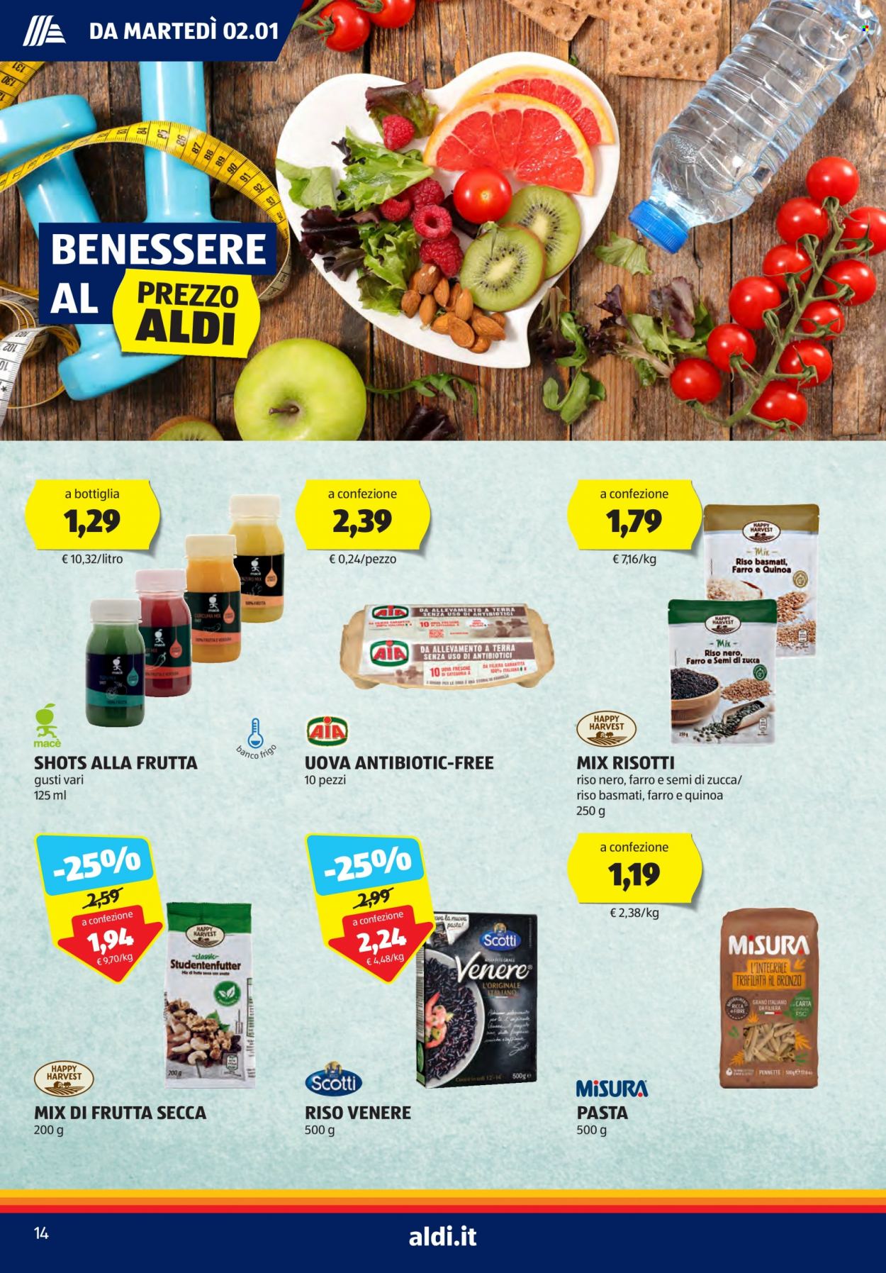 Volantino Aldi - 2/1/2024 - 7/1/2024. Pagina 14