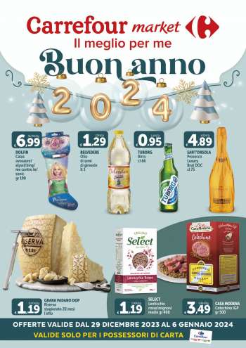 Volantino Carrefour - 29/12/2023 - 6/1/2024.