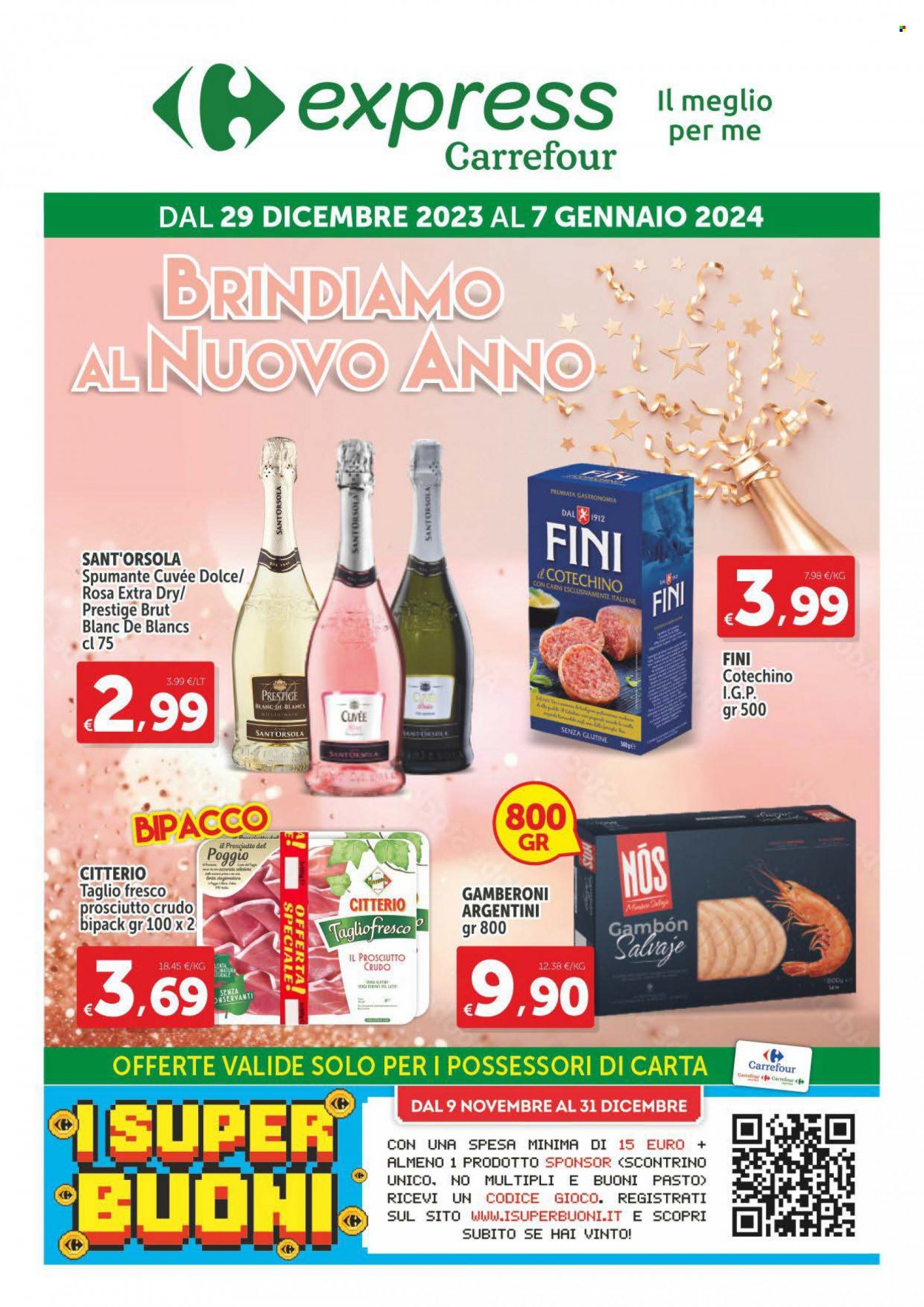 Leták Carrefour - 29.12.2023 - 7.1.2024. Strana 1