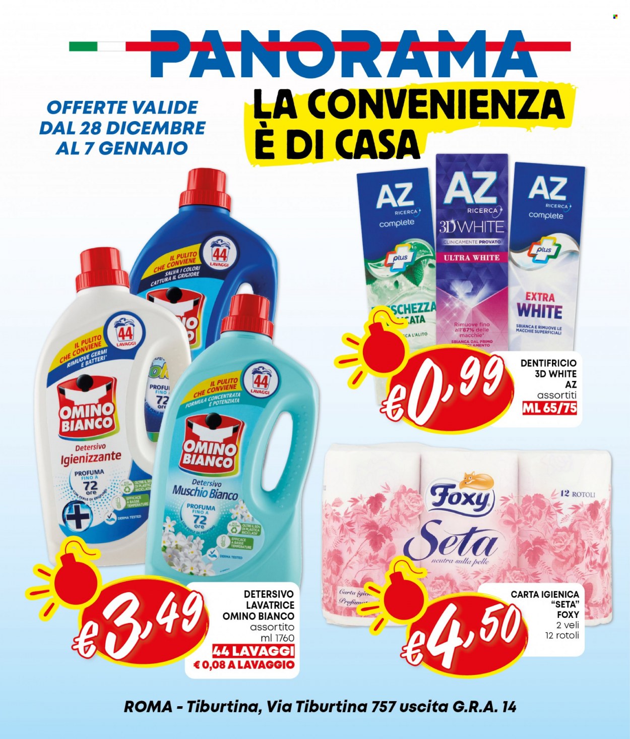 Volantino Panorama - 28/12/2023 - 7/1/2024. Pagina 1