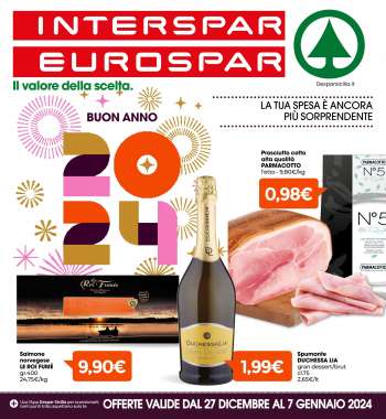 Volantino Eurospar - 27/12/2023 - 7/1/2024.