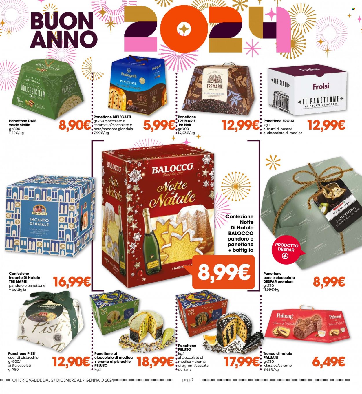 Volantino Eurospar - 27/12/2023 - 7/1/2024. Pagina 7