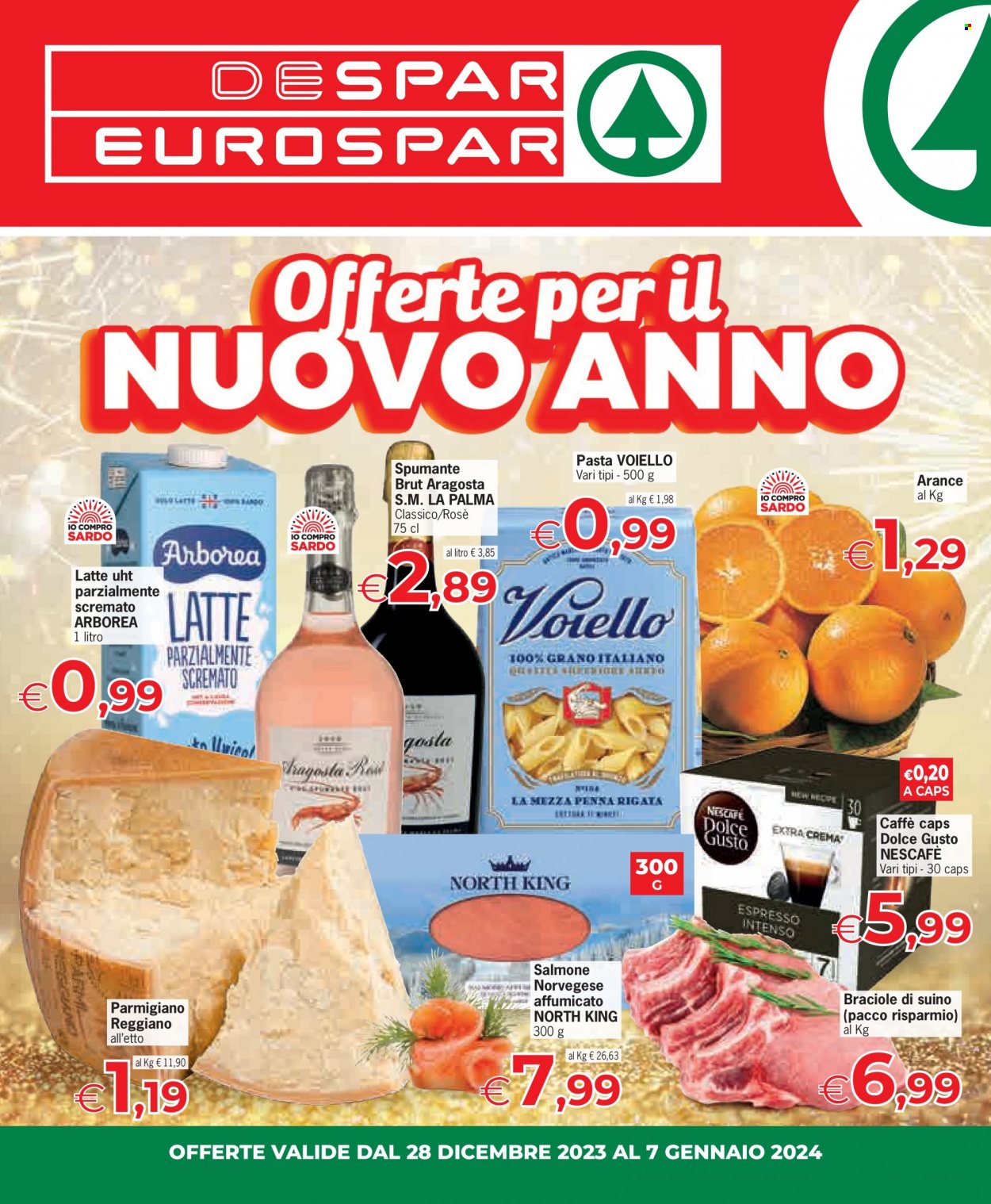 Leták Eurospar - 28.12.2023 - 7.1.2024. Strana 1