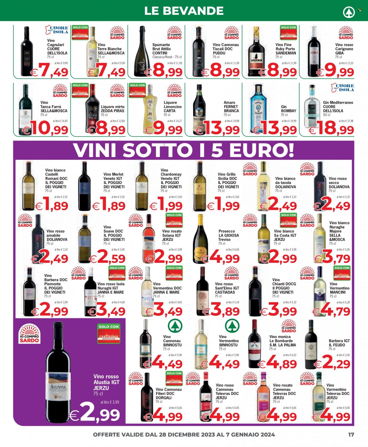 Volantino Eurospar - 28/12/2023 - 7/1/2024. Pagina 17