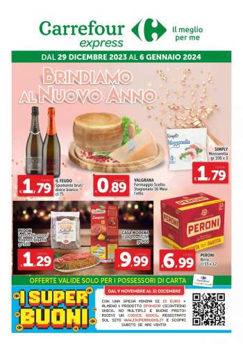 Volantino Carrefour - 29/12/2023 - 6/1/2024.