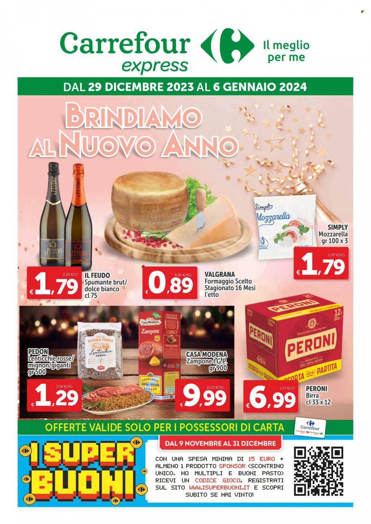 Leták Carrefour - 29.12.2023 - 6.1.2024. Strana 1