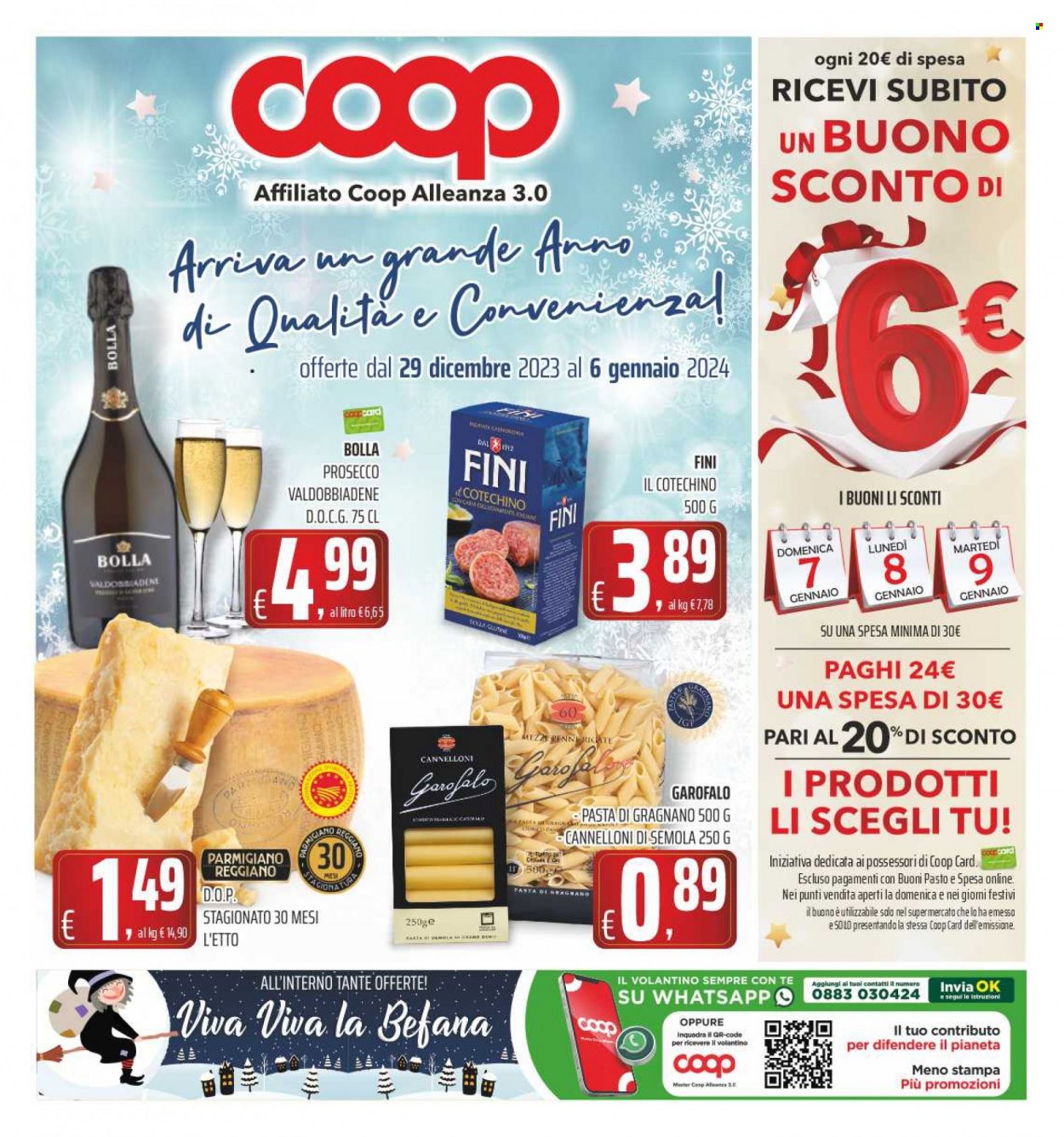 Leták Coop - 29.12.2023 - 6.1.2024. Strana 1