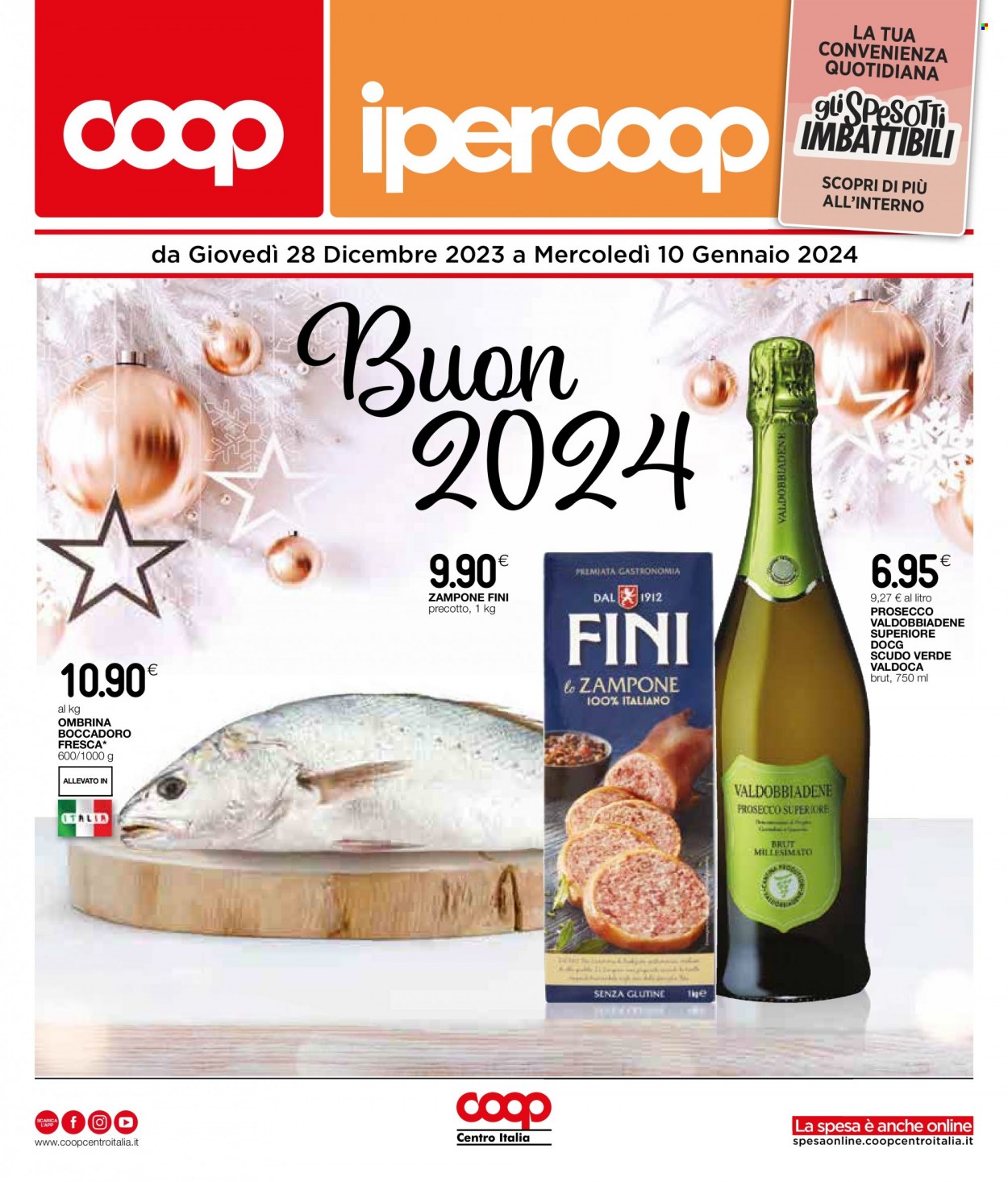 Leták Coop - 28.12.2023 - 10.1.2024. Strana 1