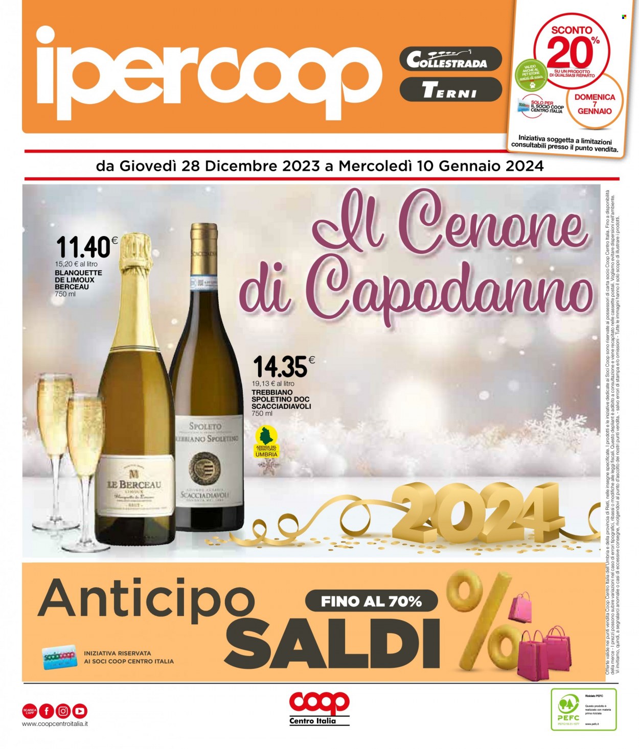 Leták Coop - 28.12.2023 - 10.1.2024. Strana 30
