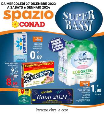 Volantino Spazio Conad - 27/12/2023 - 6/1/2024.