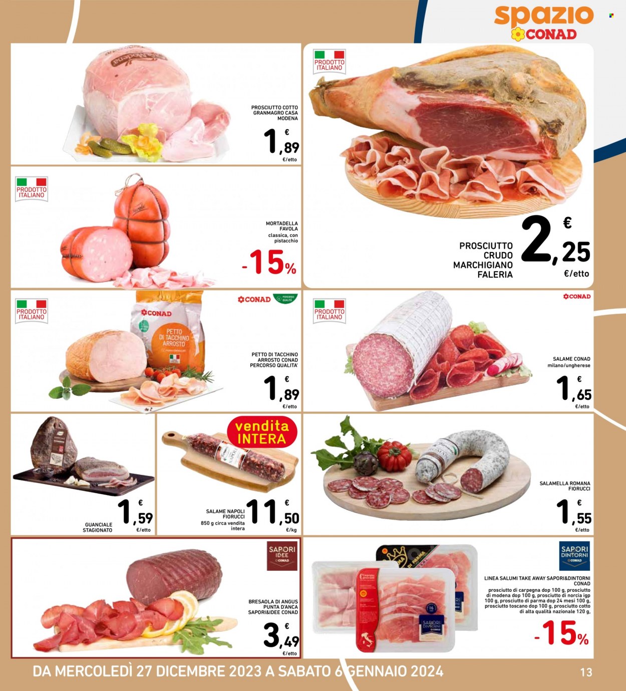 Volantino Spazio Conad - 27/12/2023 - 6/1/2024. Pagina 13