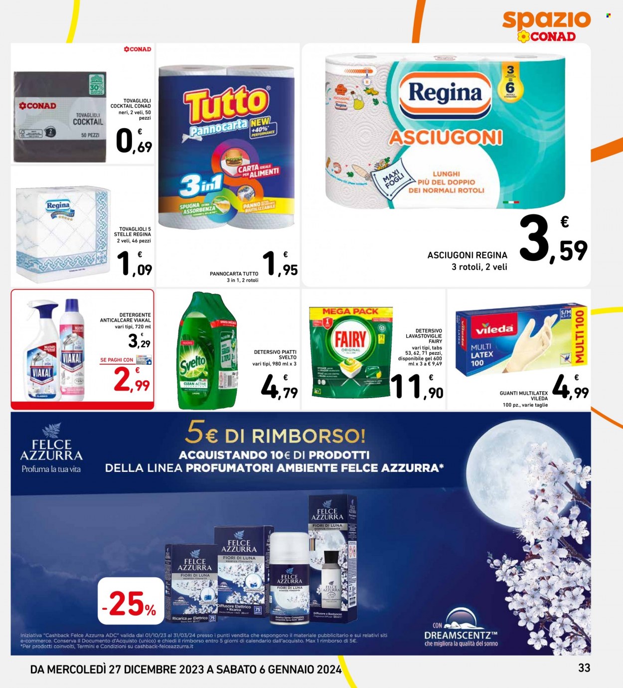 Volantino Spazio Conad - 27/12/2023 - 6/1/2024. Pagina 33