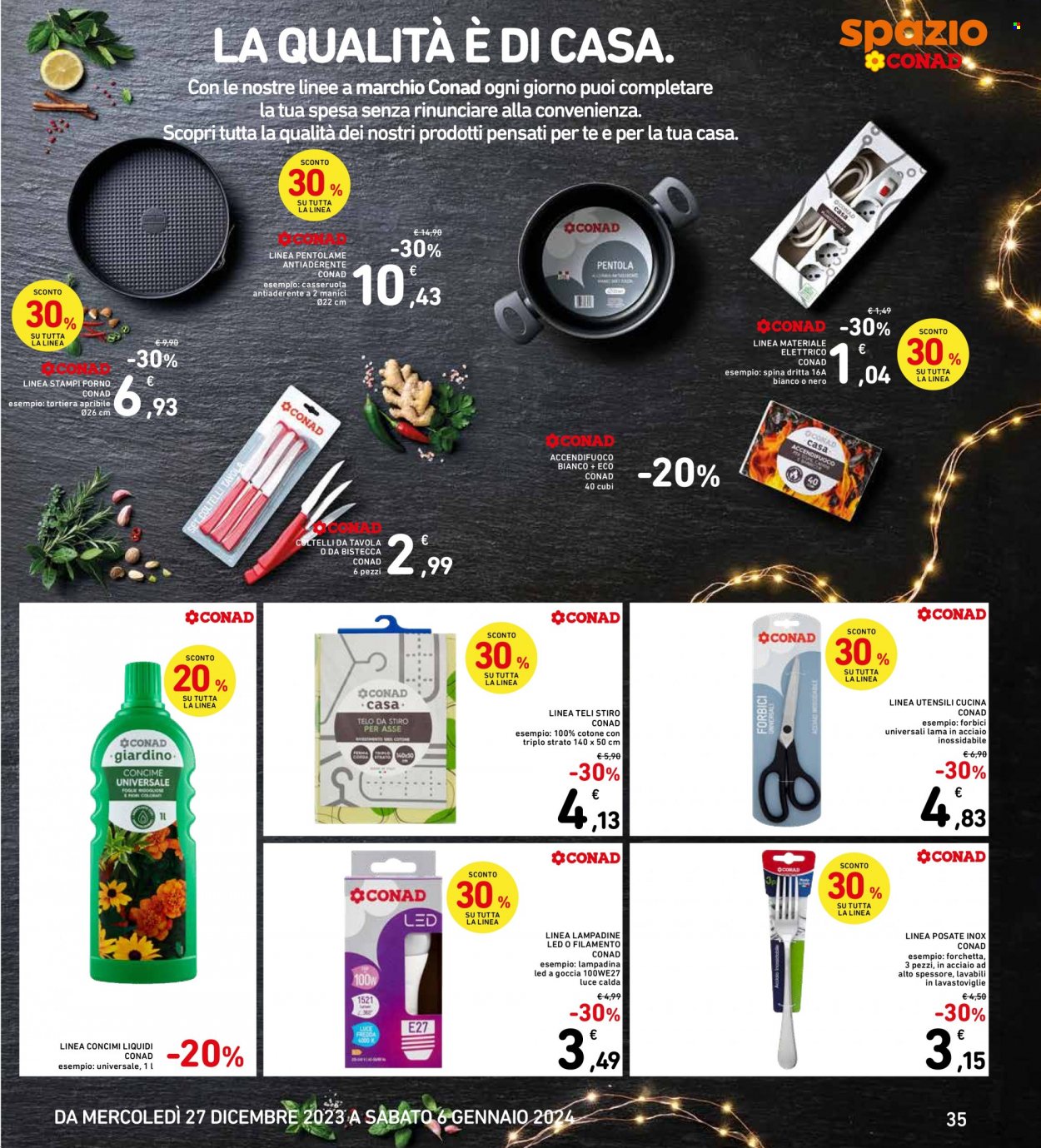 Volantino Spazio Conad - 27/12/2023 - 6/1/2024. Pagina 35