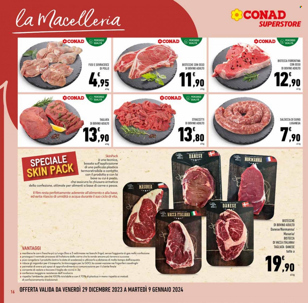 Volantino Conad Superstore - 29/12/2023 - 9/1/2024. Pagina 16