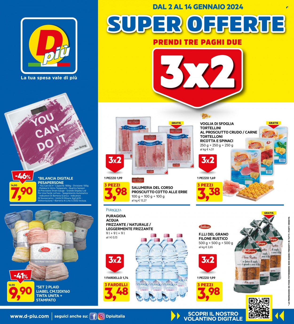 Volantino Dpiù - 2/1/2024 - 14/1/2024. Pagina 1