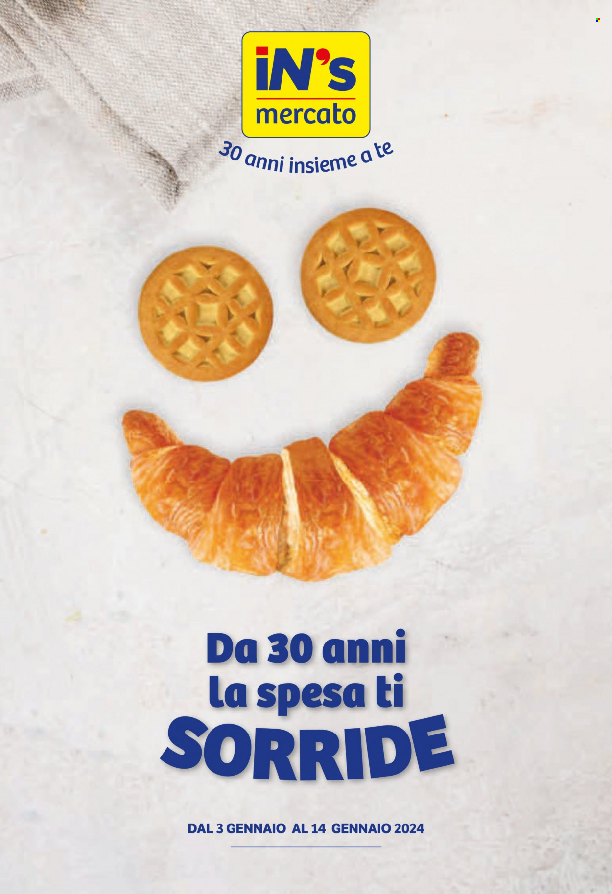 Volantino iN's Mercato - 3/1/2024 - 14/1/2024. Pagina 1
