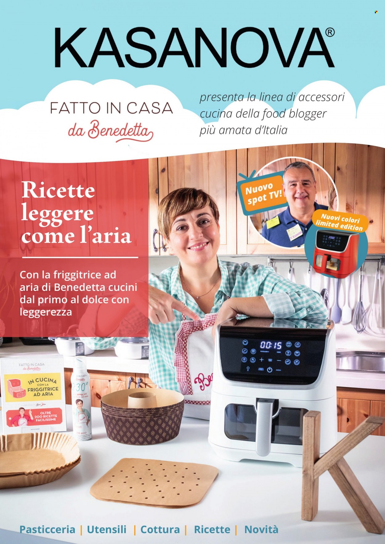 thumbnail - Volantino Kasanova - Prodotti in offerta - friggitrice, accessori cucina, friggitrice ad aria. Pagina 1.
